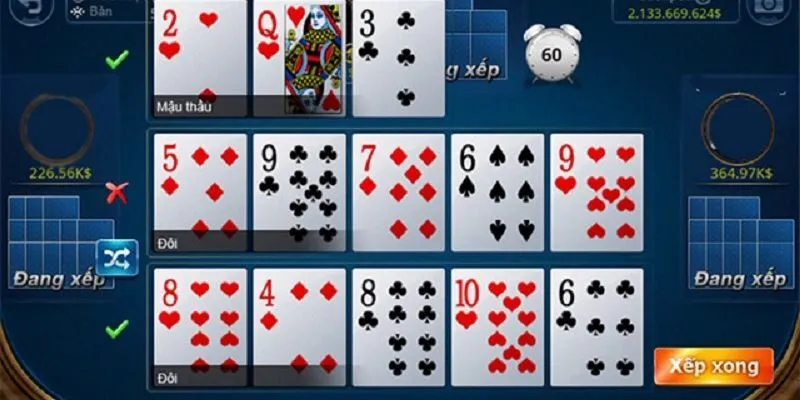 Mậu Binh - Bật Mí Mẹo Chơi Game Bài Siêu Thú Vị 2025 3 mau-binh-xep-bai