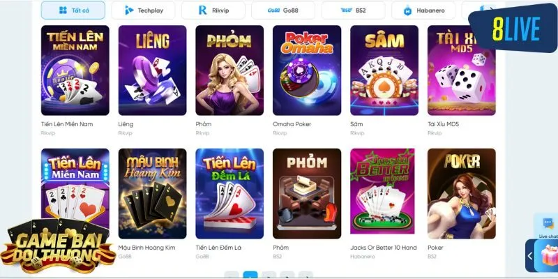 8live là cổng game bài cực kỳ chất lượng, sở hữu nhiều ưu điểm thú vị