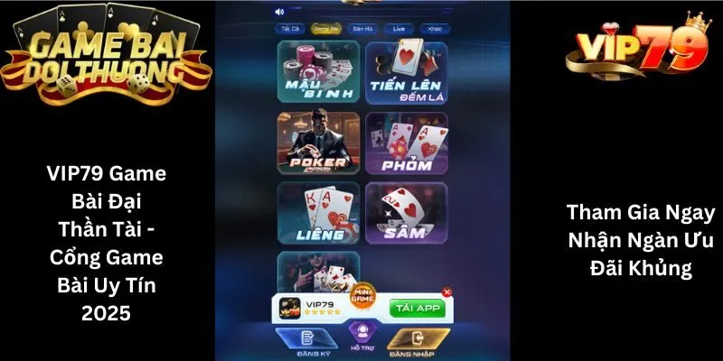 Vip79 - Cổng Game Bài Đại Thần Tài Siêu Uy Tín 2025